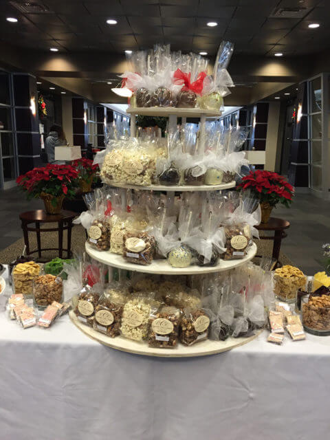 Custom Event Desserts from Cyprowski Candy Company. Gift baskets, custom gifts, favors, and dessert tables.